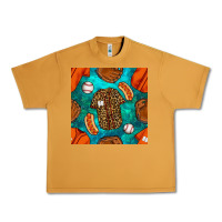 Peanut Butter baseball leopard uniform and hotdog with gemstone seamless pattern Urban Heavy Tee - BundleAndBundleShop