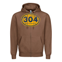 Chestnut 304 west virginia home t shirt Zipper Hoodie - linhVisuals