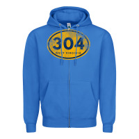 304 West Virginia Home T Shirt Zipper Hoodie | Teevron