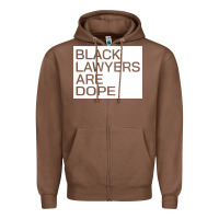 Chestnut black lawyers are dope sweatshirt Zipper Hoodie - linhVisuals