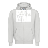 Dove Grey black lawyers are dope sweatshirt Zipper Hoodie - linhVisuals