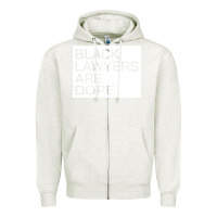 Oatmeal Heather black lawyers are dope sweatshirt Zipper Hoodie - linhVisuals