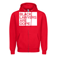 Red black lawyers are dope sweatshirt Zipper Hoodie - linhVisuals