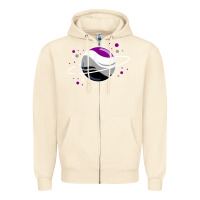 Sandshell asexual outer space planet ace pride t shirt Zipper Hoodie - linhVisuals