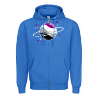 True Royal asexual outer space planet ace pride t shirt Zipper Hoodie - linhVisuals