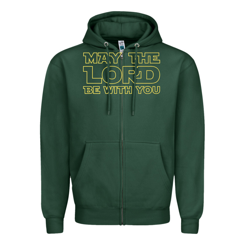May The Lord Be With You By Jesus Surfed Apparel Co Premium T Shirt Zipper Hoodie by linhVisuals | Teevron