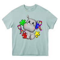 Arona autism hippopotamus Heavy Core Tee - CowGirlArtShop