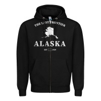 Black alaska the last frontier t shirt Zipper Hoodie - linhVisuals