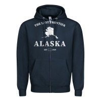 Alaska The Last Frontier T Shirt Zipper Hoodie | Teevron
