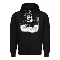 Black bobo bear   adam likes crossing arms t shirt Zipper Hoodie - linhVisuals