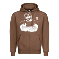Chestnut bobo bear   adam likes crossing arms t shirt Zipper Hoodie - linhVisuals