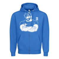 True Royal bobo bear   adam likes crossing arms t shirt Zipper Hoodie - linhVisuals