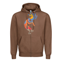Chestnut dancing kokopelli southwestern usa native american symbol t shirt Zipper Hoodie - linhVisuals