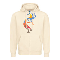 Sandshell dancing kokopelli southwestern usa native american symbol t shirt Zipper Hoodie - linhVisuals