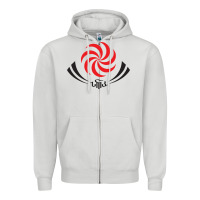 Dove Grey the-georgia-rugby-pen Zipper Hoodie - linhVisuals