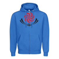 True Royal the-georgia-rugby-pen Zipper Hoodie - linhVisuals