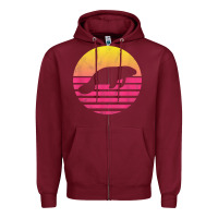 Burgundy classic manatee gift t shirt Zipper Hoodie - linhVisuals