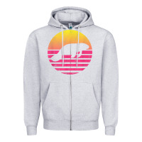 Heather Grey classic manatee gift t shirt Zipper Hoodie - linhVisuals