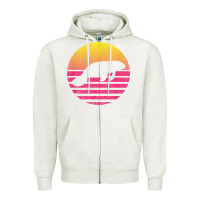 Oatmeal Heather classic manatee gift t shirt Zipper Hoodie - linhVisuals