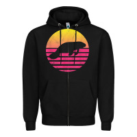 Black classic manatee gift t shirt Zipper Hoodie - linhVisuals