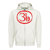 Oatmeal Heather Third Eye Blind Classic Zipper Hoodie - linhVisuals