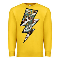 Lemon Lightning Bolt Premium Sweatshirt - JahusDesignShop