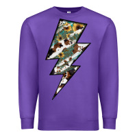Purple Lightning Bolt Premium Sweatshirt - JahusDesignShop
