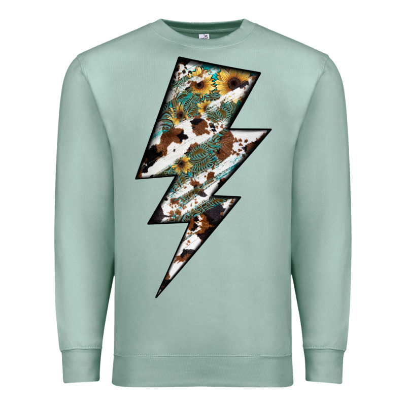 Lightning Bolt Premium Sweatshirt by JahusDesignShop | Teevron
