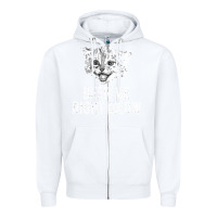 White beer me right meow Zipper Hoodie - linhVisuals