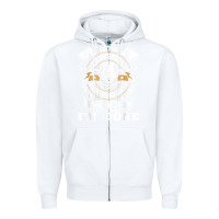 White i'm a carpenter i don't stop   funny carpentry woodworking t shirt Zipper Hoodie - linhVisuals