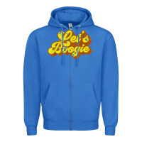 True Royal lets boogie shirt vintage dancing 1980s disco themed party t shirt Zipper Hoodie - linhVisuals