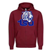 Burgundy Tennessee State Tigers Zipper Hoodie - linhVisuals
