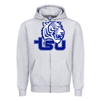 Heather Grey Tennessee State Tigers Zipper Hoodie - linhVisuals