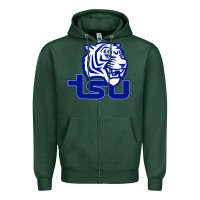 Sports Green Tennessee State Tigers Zipper Hoodie - linhVisuals