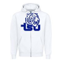 White Tennessee State Tigers Zipper Hoodie - linhVisuals