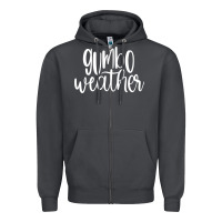 Smoke gumbo weather season in louisiana acadiana cajun lifestyle sweatshirt Zipper Hoodie - linhVisuals