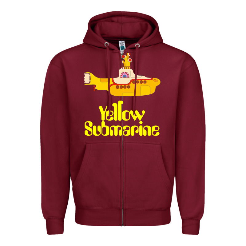 Yellow Submarine Zipper Hoodie by linhVisuals | Teevron