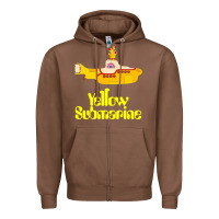 Chestnut Yellow Submarine Zipper Hoodie - linhVisuals