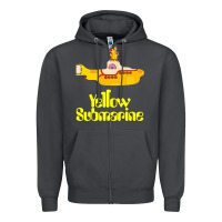 Smoke Yellow Submarine Zipper Hoodie - linhVisuals