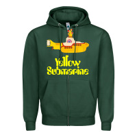 Sports Green Yellow Submarine Zipper Hoodie - linhVisuals