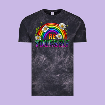 Be Yourself Pride Lgbtq Vintage Tee Designed By Bundleandbundleshop