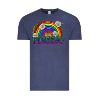 Vintage Denim Be Yourself Pride Lgbtq Vintage Tee - BundleAndBundleShop