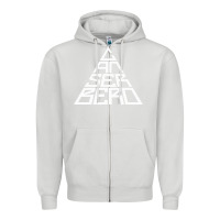Dove Grey Canserbero Zipper Hoodie - linhVisuals