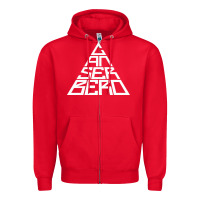 Red Canserbero Zipper Hoodie - linhVisuals
