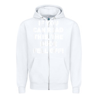 White if you can read this the dude fell off funny biker moto gift t shirt Zipper Hoodie - linhVisuals