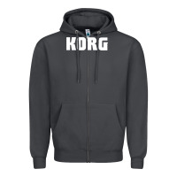 Smoke Korg Keyboard Zipper Hoodie - linhVisuals