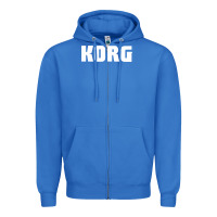 True Royal Korg Keyboard Zipper Hoodie - linhVisuals