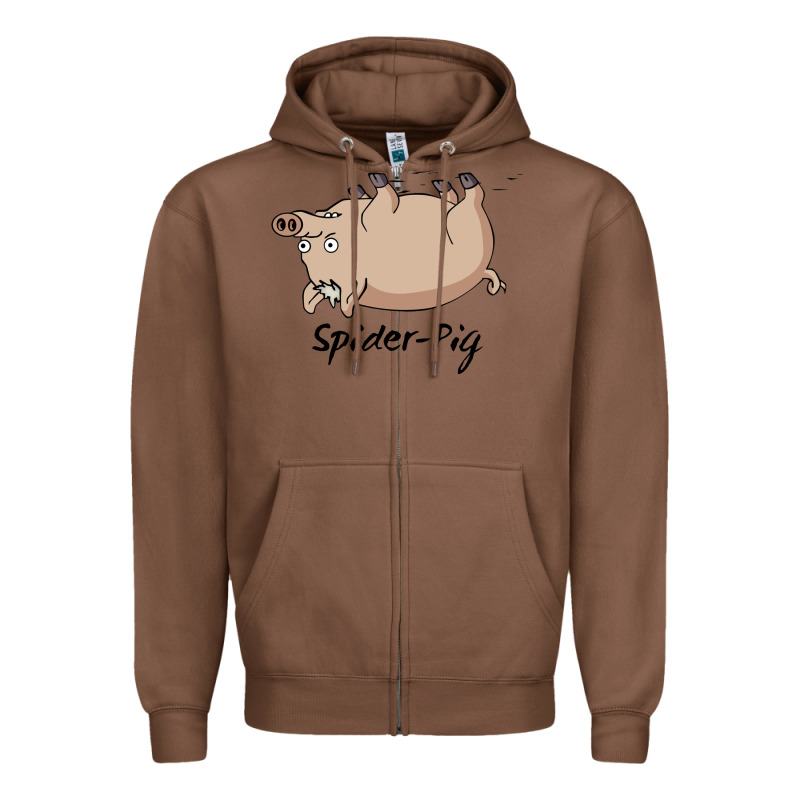 Spider Pig Zipper Hoodie by linhVisuals | Teevron