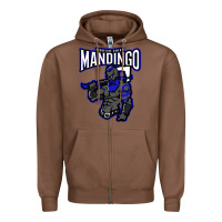 Chestnut mandingo fighter chief, liberian superhero, african ancestry premium t Zipper Hoodie - linhVisuals