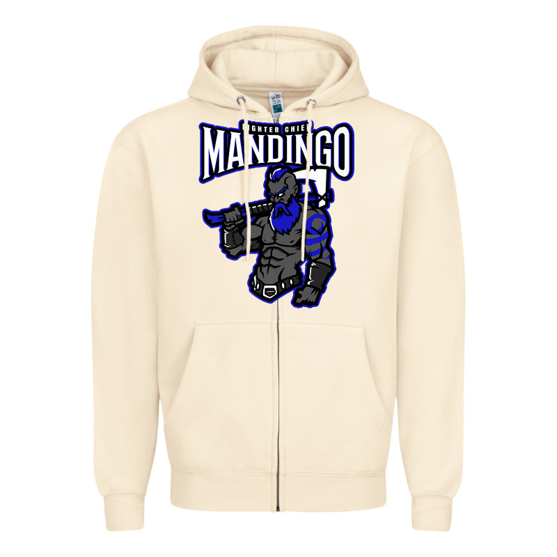 Mandingo Fighter Chief, Liberian Superhero, African Ancestry Premium T Zipper Hoodie by linhVisuals | Teevron